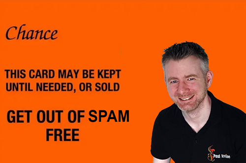get out of spam free card
